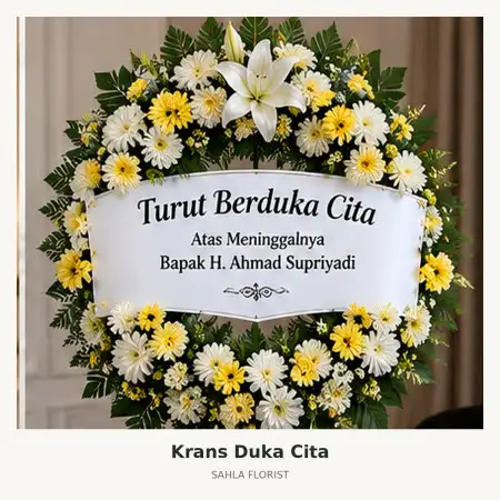 Krans Bunga Duka Pamekasan